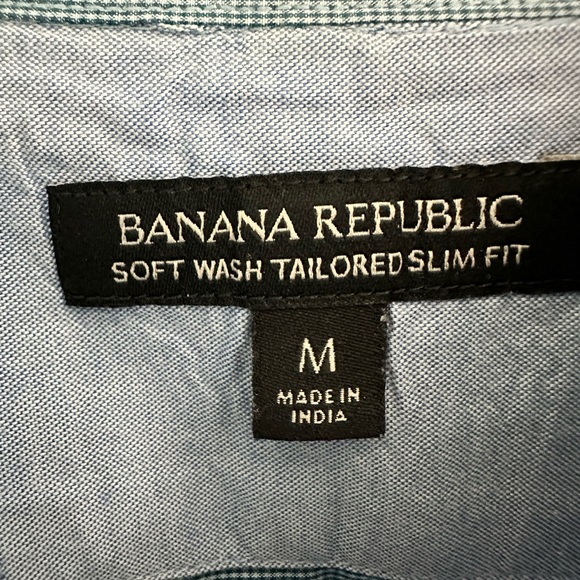 Banana Republic soft wash fitted shirt-M - Picture 2 of 9